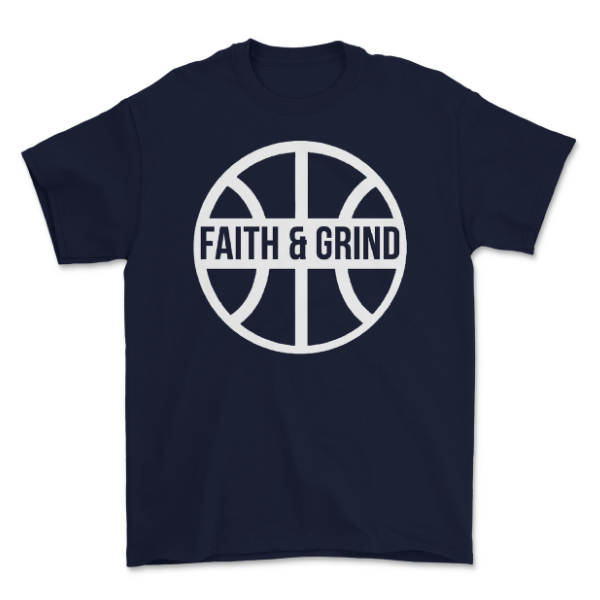 Basketball Circle Logo T-Shirt - Image 2