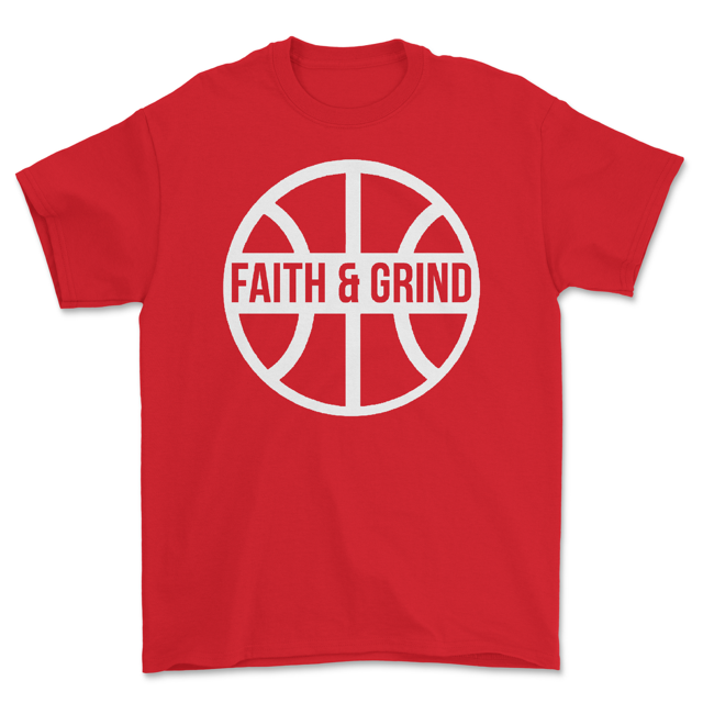 Basketball Circle Logo T-Shirt - Image 4
